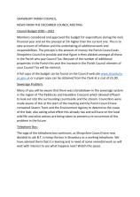 SHAWBURY PARISH COUNCIL news December 2019_2